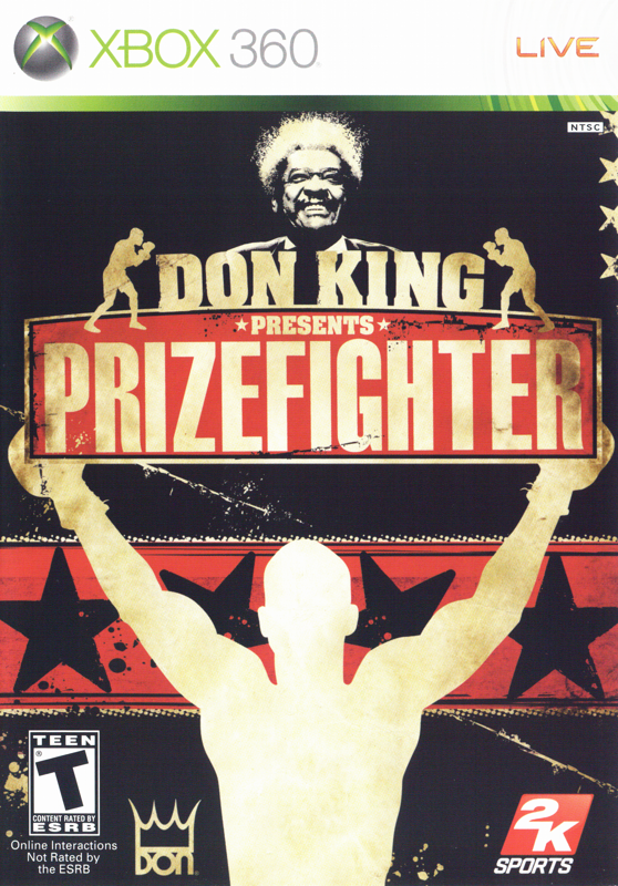 Don King Presents Prize Fighter box art for Xbox 360